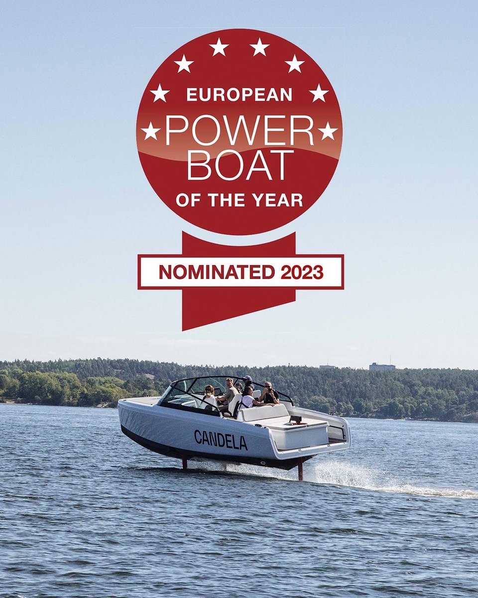 Stoked for the C-8 to be nominated in the European Powerboat Awards 2023! Big thanks to the jury and test riders involved for the honour and recognition. #ev #electric #powerboataward