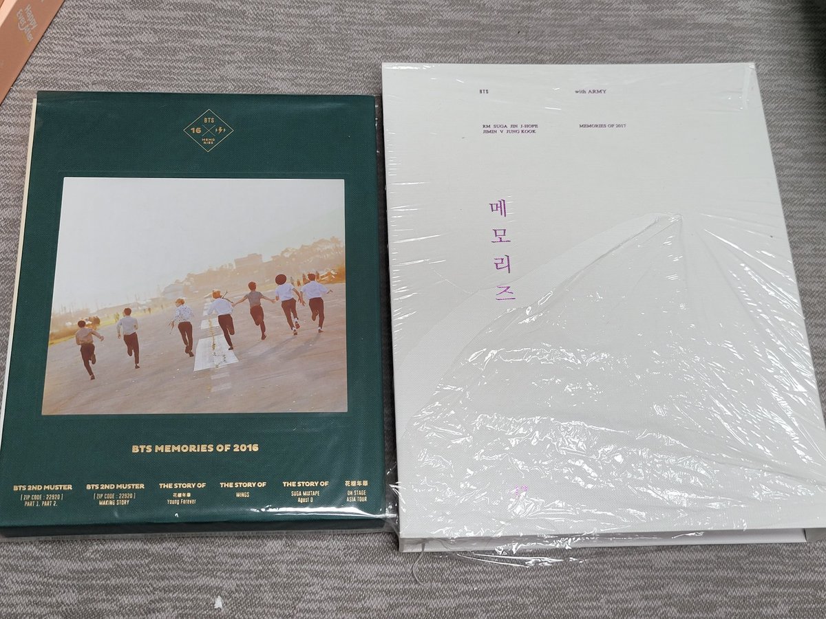 little2357's tweet photo. 방탄소년단 메모리즈 2016 2017 DVD

💜 메모리즈 2016 [왼쪽 초록색]
  포카 윙즈 set ₩100,000

💜 메모리즈 2017 [오른 하얀색]
 포카 남준 set ₩ 60,000

💜 구입하실분만 ! 추가 인증 !

💜 포카확인만 미사용 *환불불가

메모리즈 2016 2017 한국 블레 bts poca 포카 윙즈 버터 방탄 남준 태형 https://t.co/fl8Nplto3n