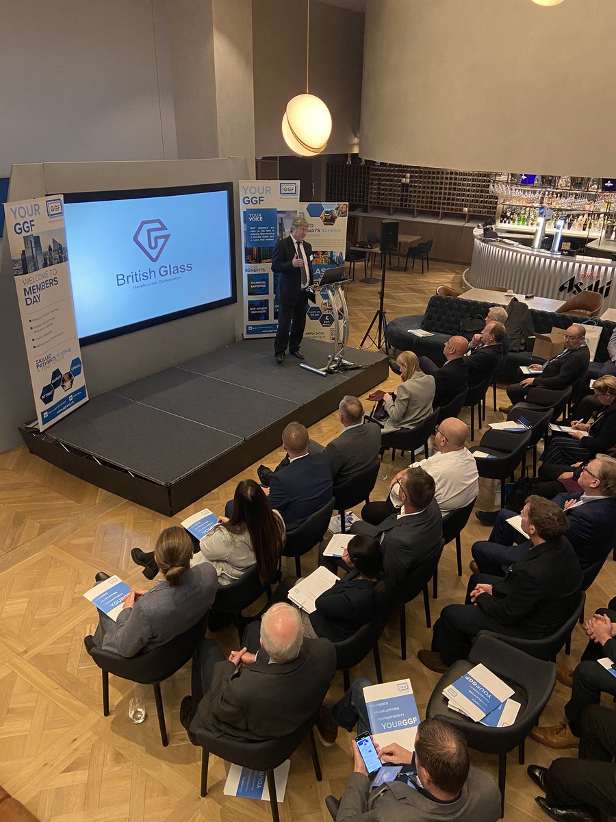 GGF_News's tweet photo. Our first guest speaker of the day! We are delighted that Dave Dalton from British Glass is here to talk to our Members. #GGFMembersDay https://t.co/8BY4ObMrhD