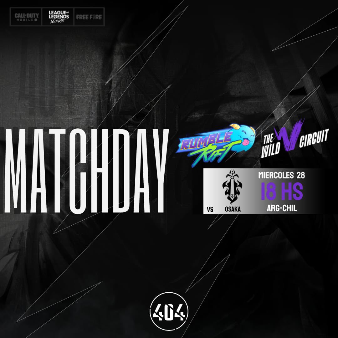 Hoy continuamos nuestro camino para clasificar a la Fase cerrada de la Rumble Rift!

<a href="/ligaaceesports/">Liga Ace Esports</a> #RumbleRift #thewildcircuit 

Vs @osaka__gg