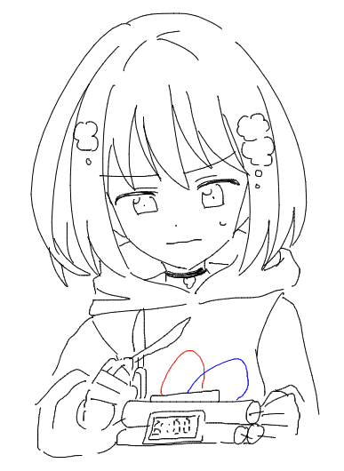 絵チャで描いてたぶいちゅばさん
いろいろ混じってるのでタグ無し 