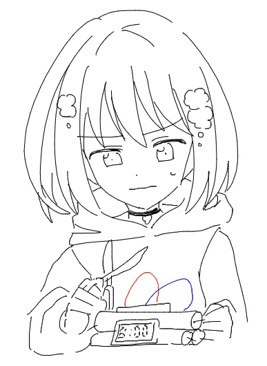 絵チャで描いてたぶいちゅばさん
いろいろ混じってるのでタグ無し 