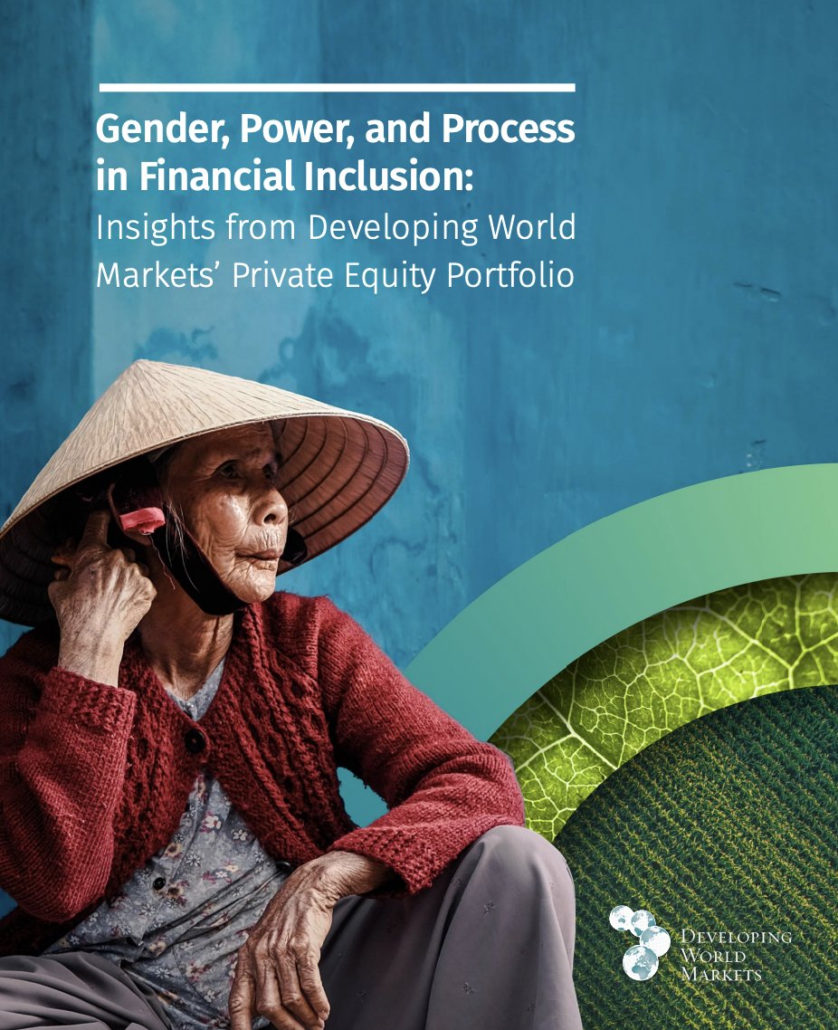 DWMImpact's tweet photo. .@DWMImpact is proud to release our new report, Gender, Power, and Process in Financial Inclusion: Insights from Developing World Markets’ Private Equity Portfolio, detailing with @CriterionInst how financial institutions can advance gender equity: https://t.co/XLJ1nGD2RZ https://t.co/iQDwnfOahw