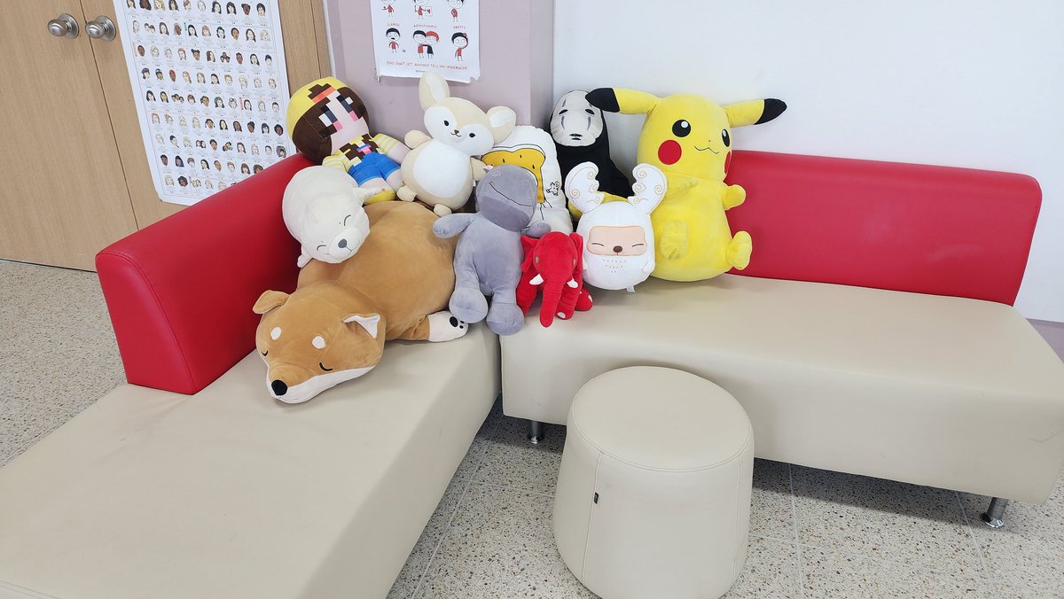 My classroom comfort animals two years ago vs. today.
It's wild how even seniors love them.
#sja_jeju