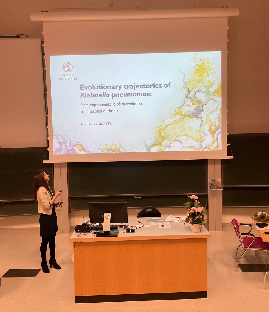 gretazabo's tweet photo. So, last week I became “not that kind of doctor”. I’m full of gratitude for such a positive feedback from my opponent @vscooper, committee members @keimel, @SellinLab, Ann-Beth Jonsson, and my supervisor Linus Sandegren 🥂summary -> https://t.co/zhplRlMGmM
#PhDone #Klebsiella https://t.co/lcjddo4ckF