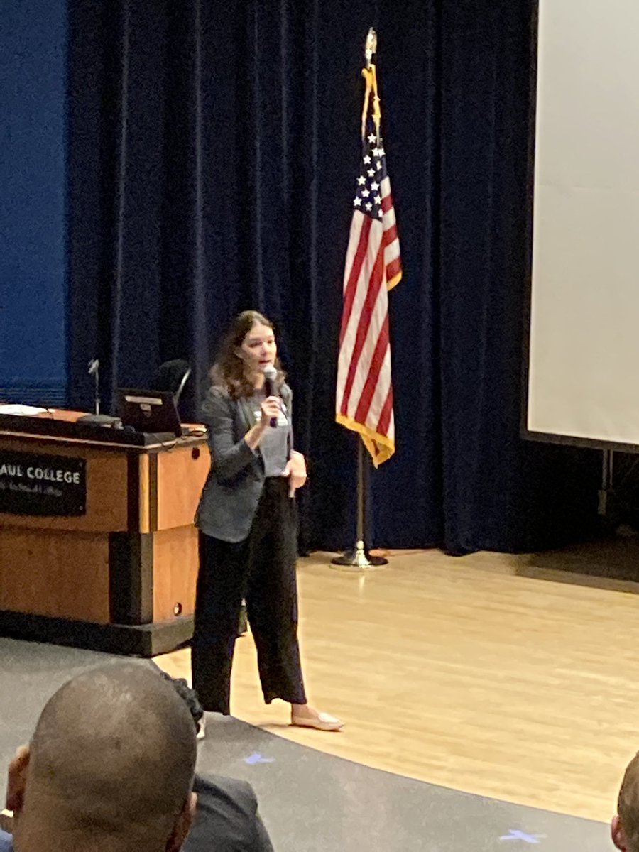 “We aren’t fueled by competition, we are fueled by collaboration!” Dr. Bre Galuska. Perfect message for the <a href="/SPPS_News/">Saint Paul Public Schools</a> #OCCR partnership launch! Over 100 local partners are here to collaborate!  <a href="/StPaulCollege/">Saint Paul College</a> #careerpathways #careerreadiness #partnerships #SPPSAchieves