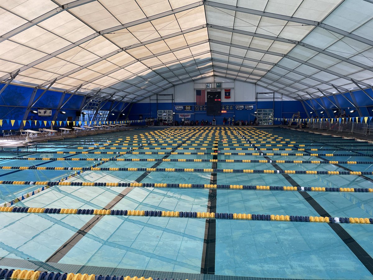 stjoeswim's tweet photo. Calm waters will be broken soon by ⁦@StJoeMadison⁩ swimmers.  Go Bruins! https://t.co/QnRiA2RdFA