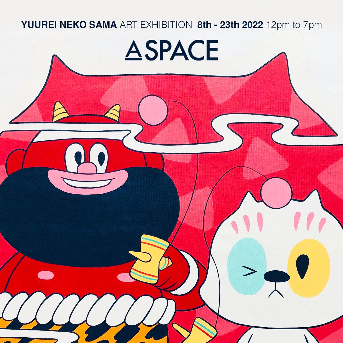 YuureiNekoSama's tweet photo. Yuurei Neko Sama Art Exhibition
A Space KL
8th - 23th October 2022
12pm to 7pm
#YuureiNekoSama #MichaelChuahDesign #ASpaceKL https://t.co/9e75gGFgmH
