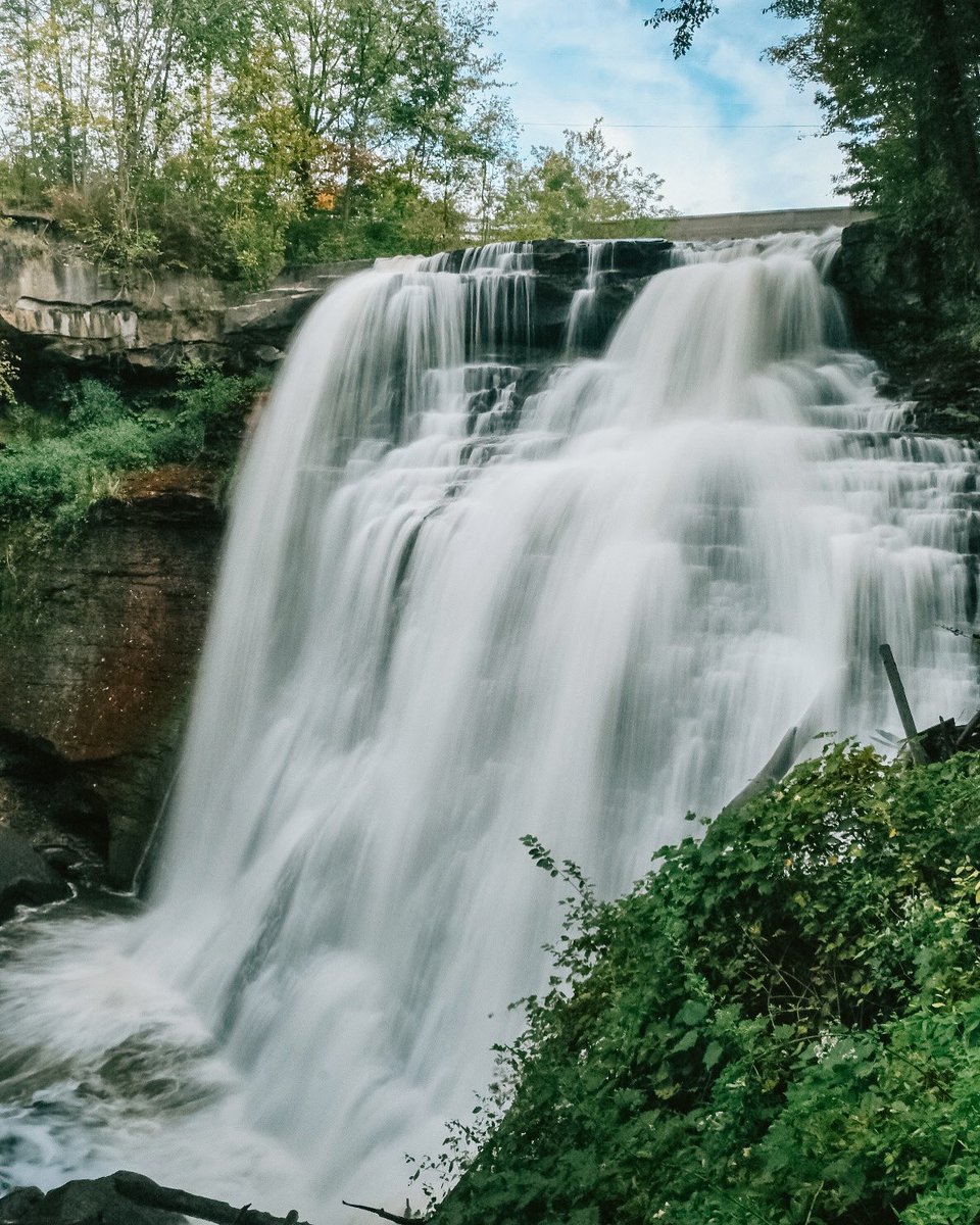 Brandywine Falls after a heavy rainfall yesterday. <a href="/CVNPNPS/">Cuyahoga Valley NP</a>