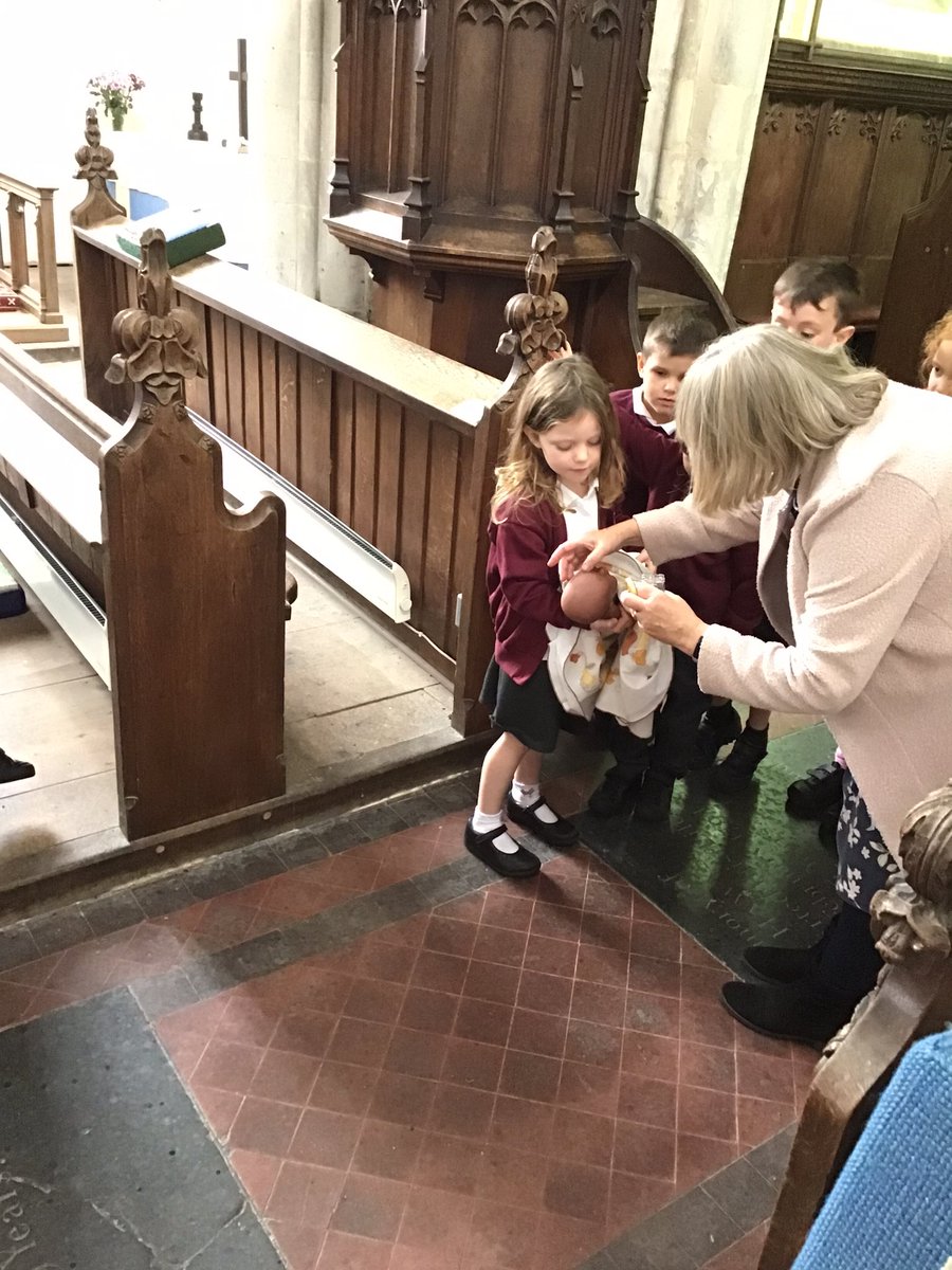 The children had a fantastic experience visiting the church today. Rev Julia showed us what happens during a baptism.