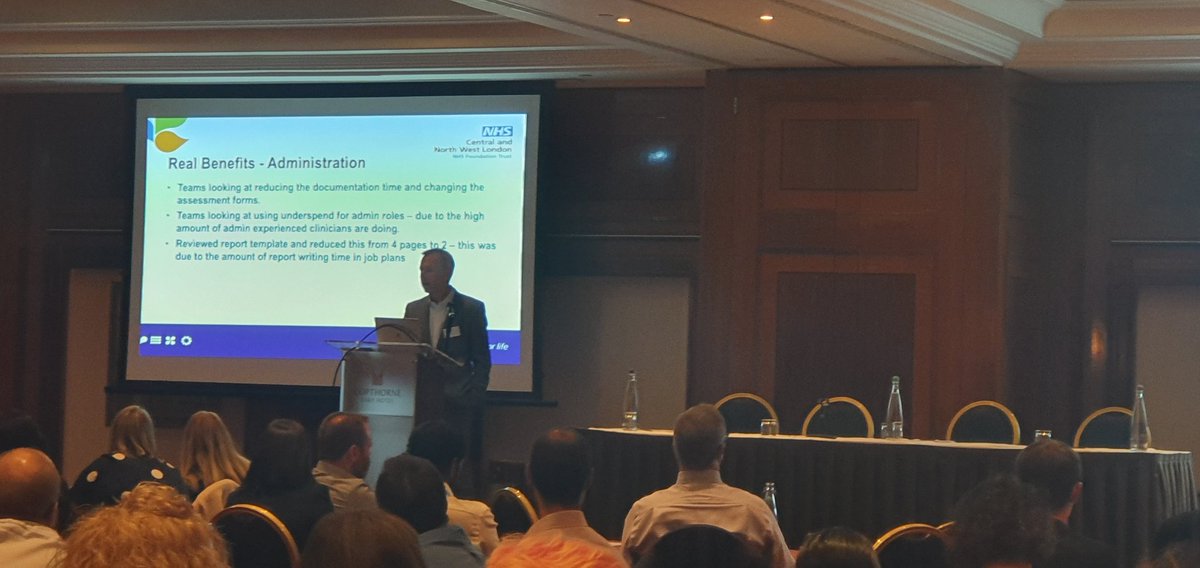 Karen Swinson (@karen_swinson) on Twitter photo Dr Ryan Kemp from <a href="/CNWLNHS/">CNWL NHS FT</a> facinating insight to unexpected additional benefits of AHP job planning and positive engagement and response across provider 👏👍 to ALOA roadshow Dr Ryan Kemp from <a href="/CNWLNHS/">CNWL NHS FT</a> facinating insight to unexpected additional benefits of AHP job planning and positive engagement and response across provider 👏👍 to ALOA roadshow