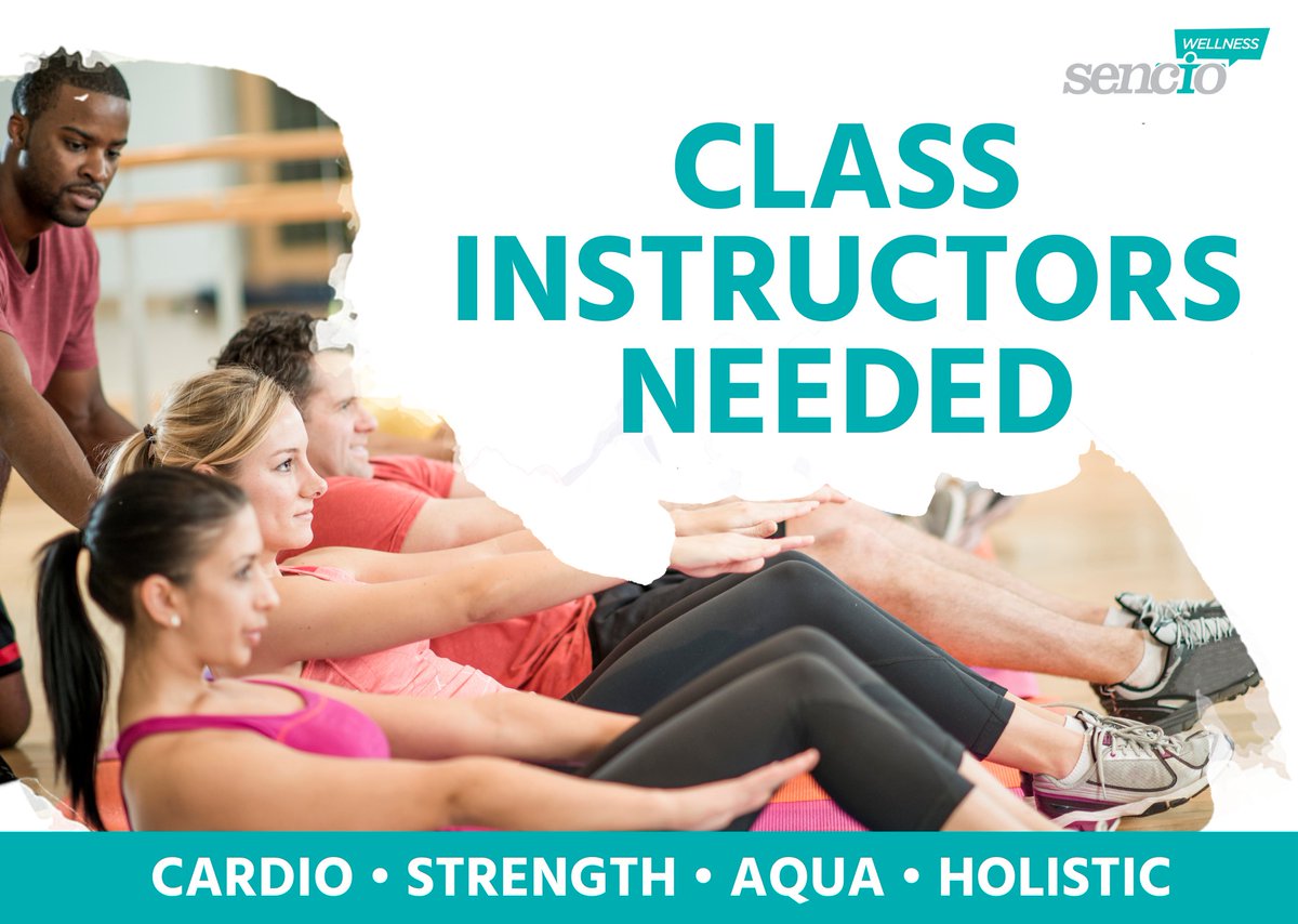 We're looking for class instructors 🏋️
Whatever kind of class you teach, we would like to speak with you!  
We're looking for instructors to teach at both (or either) of our Edenbridge and Sevenoaks sites.
Please get in touch with James james.arnold@sencio.org.uk