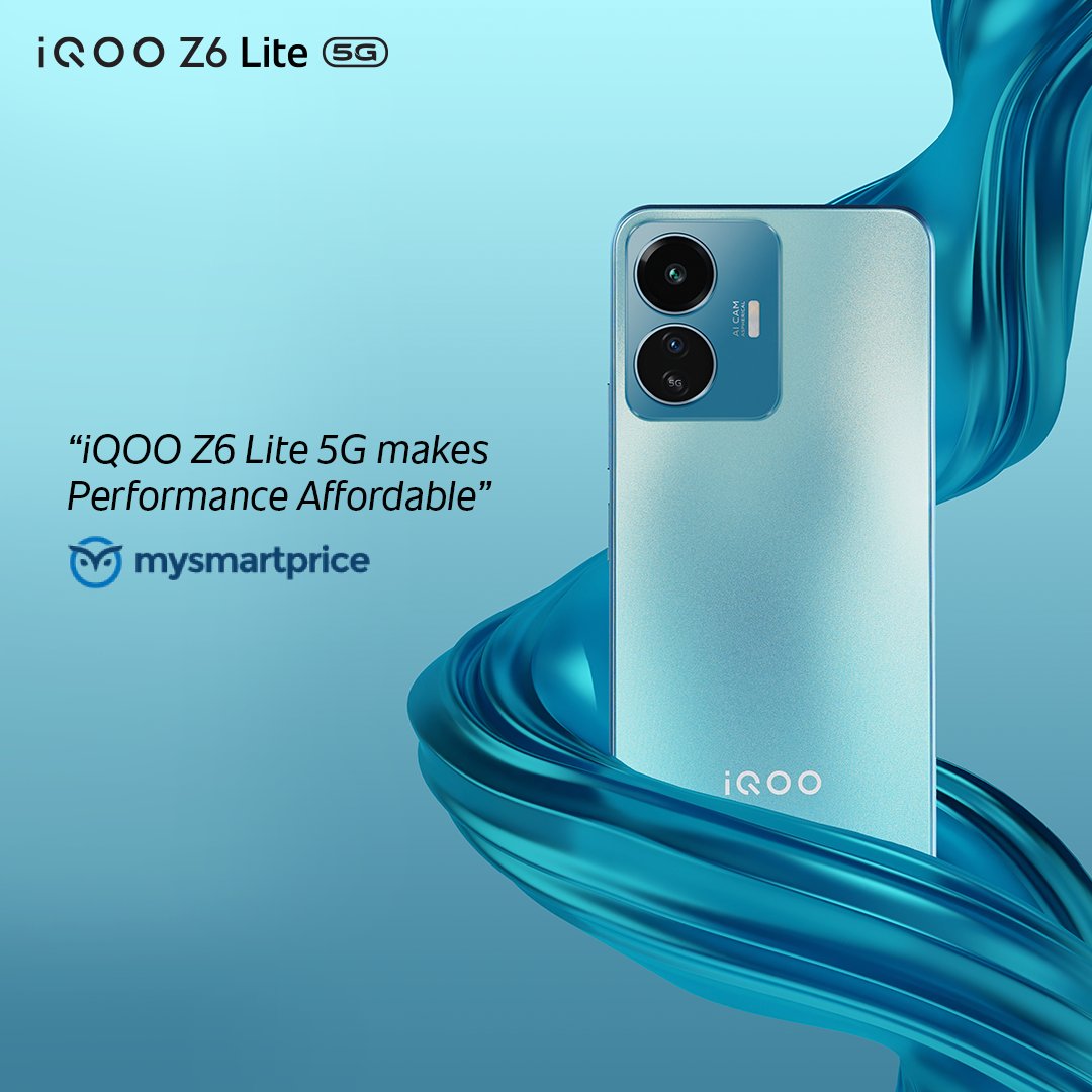 IqooInd's tweet photo. Turn entertainment into #FullyLoadedEntertainment because "#iQOOZ6Lite5G makes performance affordable" as quoted by @mysmartprice . You get #MaxPowerMaxOffers at #AmazonGreatIndianFestival @amazonIN
Buy now - https://t.co/l5u4OndVDD
#AmazonSpecials #iQOO https://t.co/h7eraqMWrC