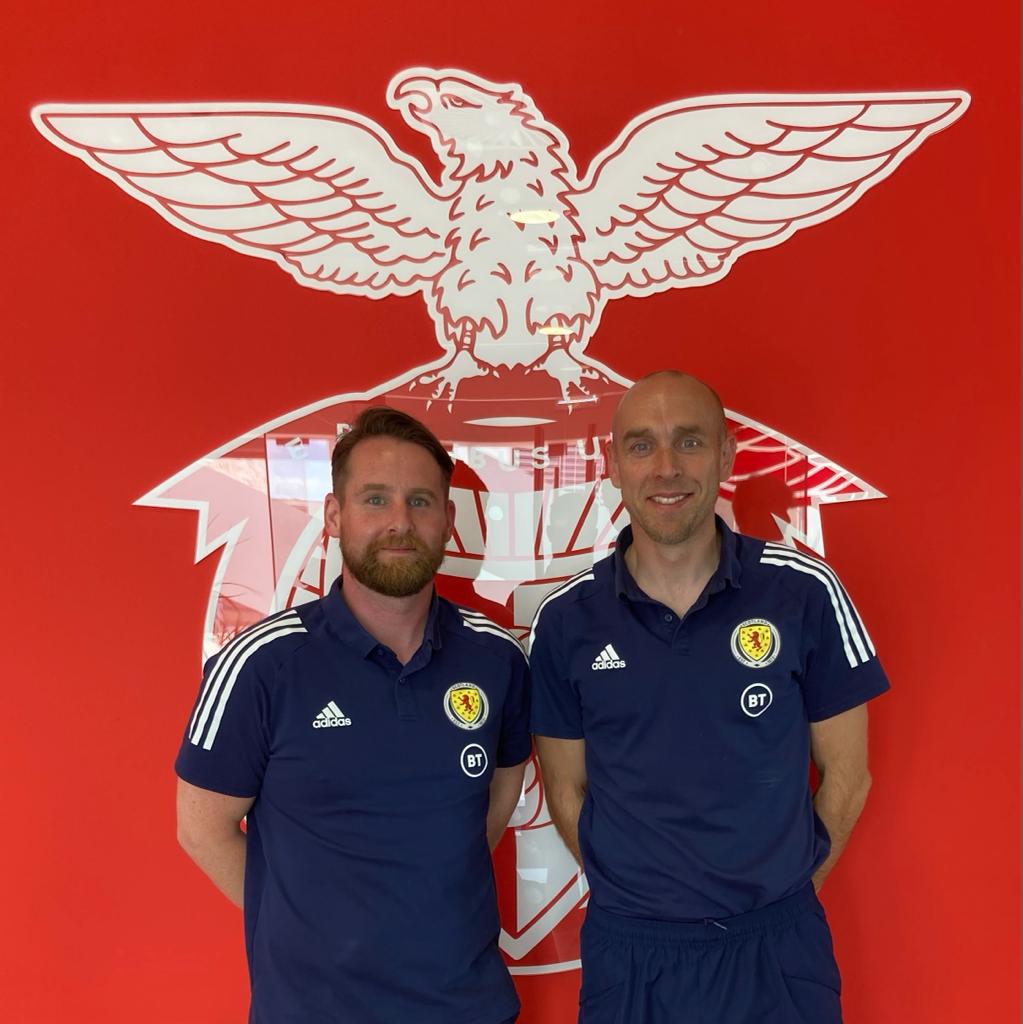 Two of our <a href="/NTUFootball/">Nottingham Trent University Football</a>  coaches, Dan Mcnamara and Dave Long, are out in Benfica studying for their UEFA Elite Youth A License delivered by the <a href="/ScottishFA/">Scottish FA</a> #PinksOnTour #DevelopingWinners <a href="/NTUSport/">NTU Sport</a>
