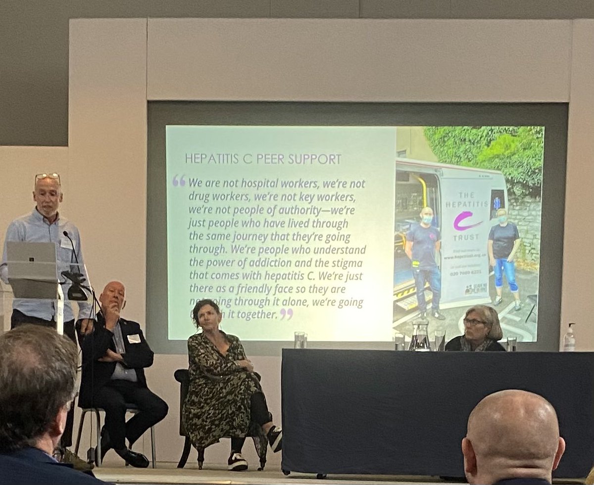 MindfulHIV's tweet photo. Intensive support workers in MDT’s or #peernavigators are needed &amp; are vital for re engagement for people with HIV Great description of #peersupport for Hep C and how it is necessary, we need it for Hep B #BBVtesting https://t.co/44lHrebTqG