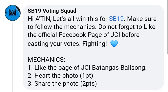 Atin183's tweet photo. Vote SB19 for Outstanding Filipino Gamechangers of 2022 on fb. See mechanics below.
Link:
https://t.co/dIttRXabMh
@SB19Official #SB19
#STANWORLD #BackToSWSchool https://t.co/uVtKIhIlVy