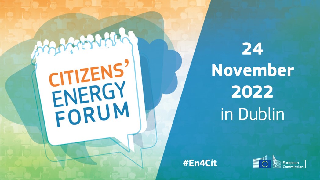 Energy4Europe's tweet photo. The Citizens’ Energy Forum in Dublin🇮🇪 on 24/11/22 will focus on #EUconsumer issues & solutions in times of energy ⚡️ crisis. Join us there and learn what public authorities, businesses & citizens can (still) do to help mitigate high #energyprices. https://t.co/86yKAqkMb7 #En4Cit https://t.co/FzJCyPHJpd