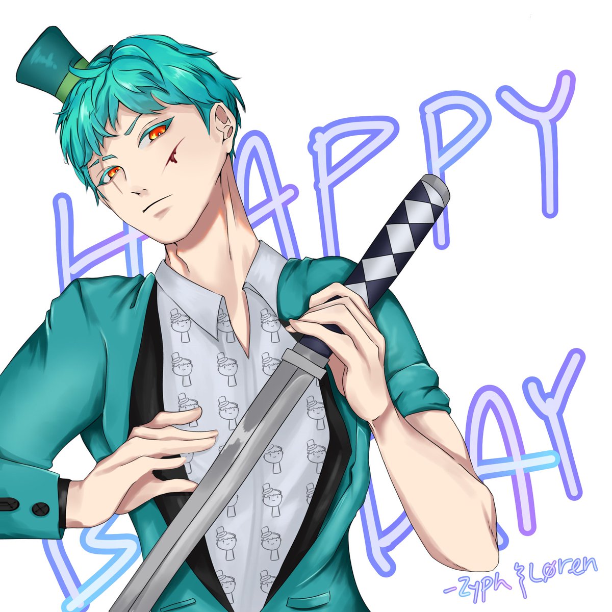 Zycchi_'s tweet photo. Habby Birbday Florida Man! @Floridian420 from me and Løren https://t.co/JGCKLuiibK