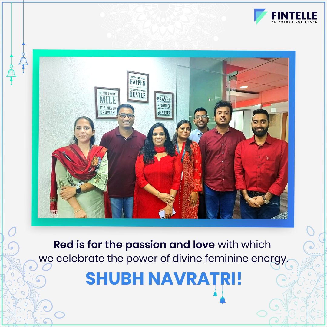 Fintelle1's tweet photo. Our team came dressed in shades of red, representing shakti, power. Sending our best wishes for a prosperous Navratri festival to you and your family.

#employeeengagement #employeebonding #fintelle #AuthBridge #gurgaon #navratrispecial https://t.co/VBgTizXC5r