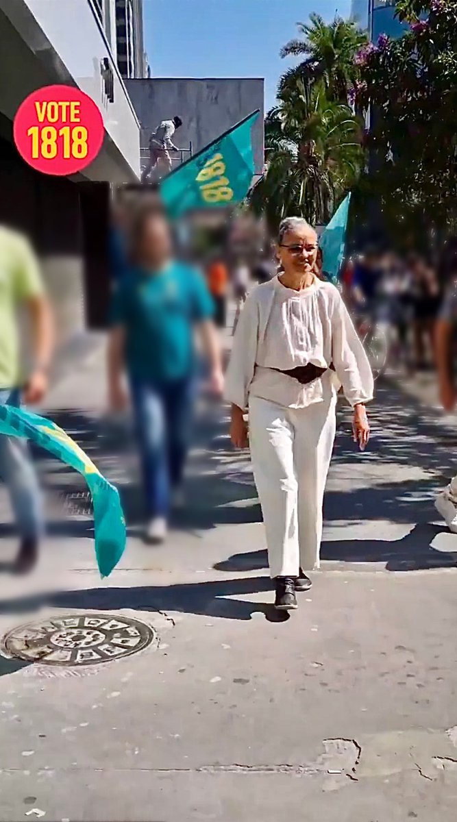 Ela_TVM's tweet photo. A Marina é deputada federal por São Paulo, mas vai lutar pela natureza no Brasil! #1818 
Que ela tenha uma votação significativa, pra não deixar dúvidas da força que tem essa mulher!🤍 #sãopaulo #deputadafederal https://t.co/Xztlb7CHwI