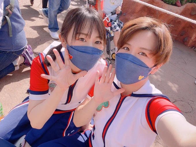 自分達の中では初年度のジャンボリ、という設定です(?)エントリーは外れたけどそもそもジャンボリミッキー!というものを踊ったことしかないので見れなくても問題なしです#Dハロ仮装2022 