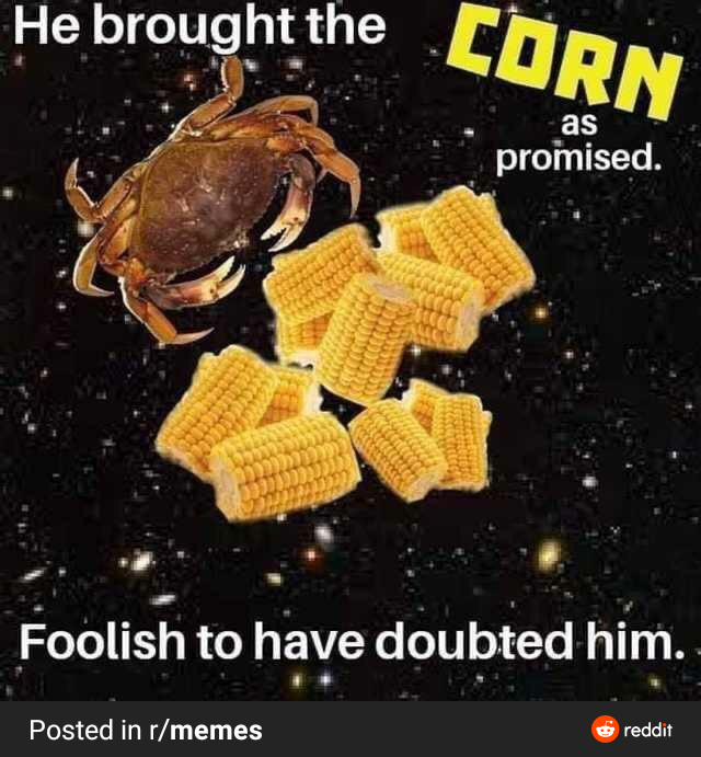 Y'all wouldn't get my art.
It's at least like level 3 Meme humor and better.
You'd have to be carcinized, to even begin to comprehend the  L E V E L S.