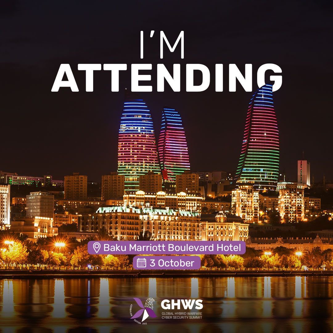 gokmenguresci's tweet photo. I'll be speaking at @GHW_Summit in Baku next week on end-to-end cyber security is a voguish or crucial approach. To any of my colleagues that'll be in Baku there will be a @kleariscdr booth at the event you can meet me at. https://t.co/hH1SNv1PYZ