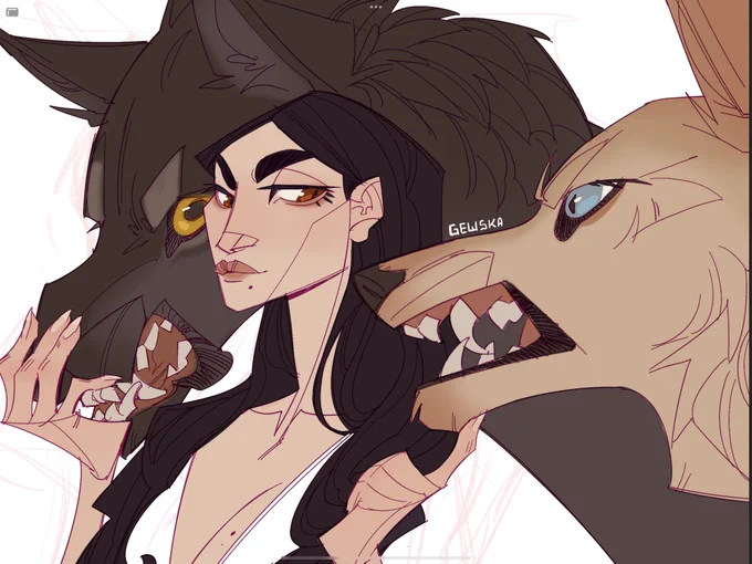 New ocs!Witch and her werewolf boyfriend(s) 
