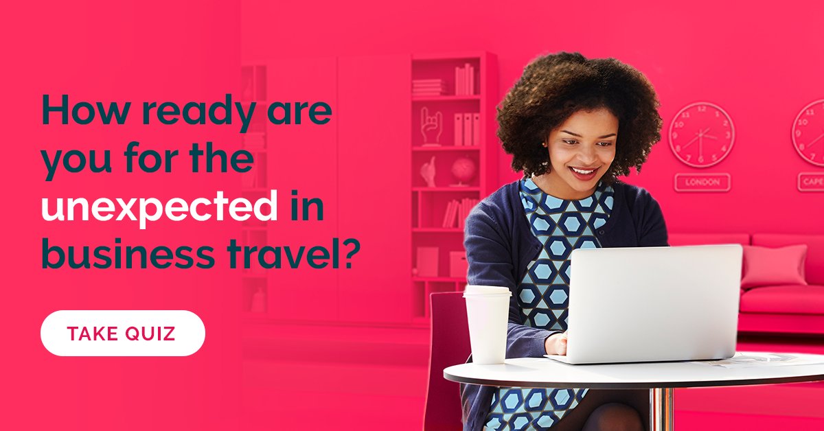 Travel around the world still looks different. And if COVID taught us anything, it's to be prepared. Are your travel risk plans up to scratch? Take the quiz to find out okt.to/142sdl   

#TravelToolkit #BusinessTravel #Travel #TimeToFly #SMETravel