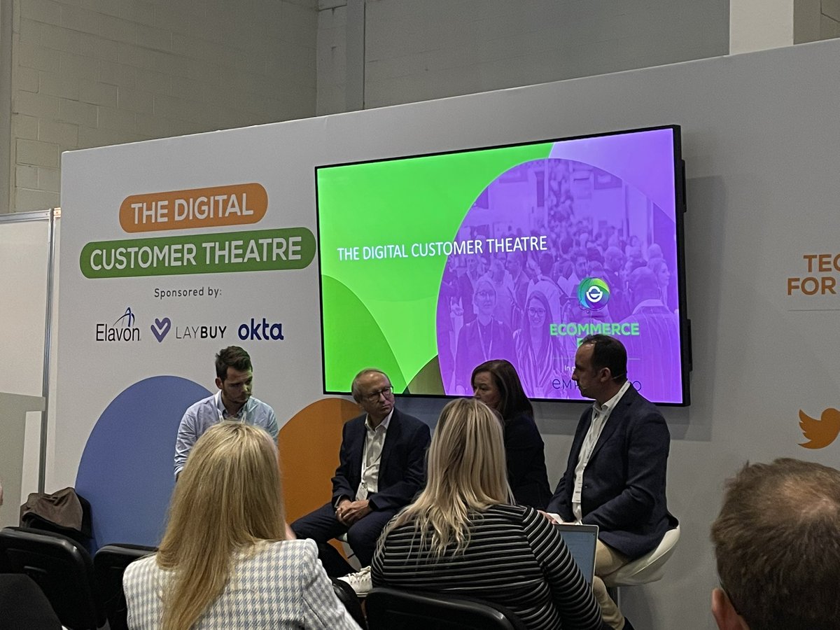 KieranKent's tweet photo. . @propellerites Commerce Director Will Parrott chairing @ecommerceexpo discussion today - ‘don’t walk backwards’ and cut marketing spend to manage way through recession is advice from panel. History shows this is wrong strategy. https://t.co/I2EyhOJkrv