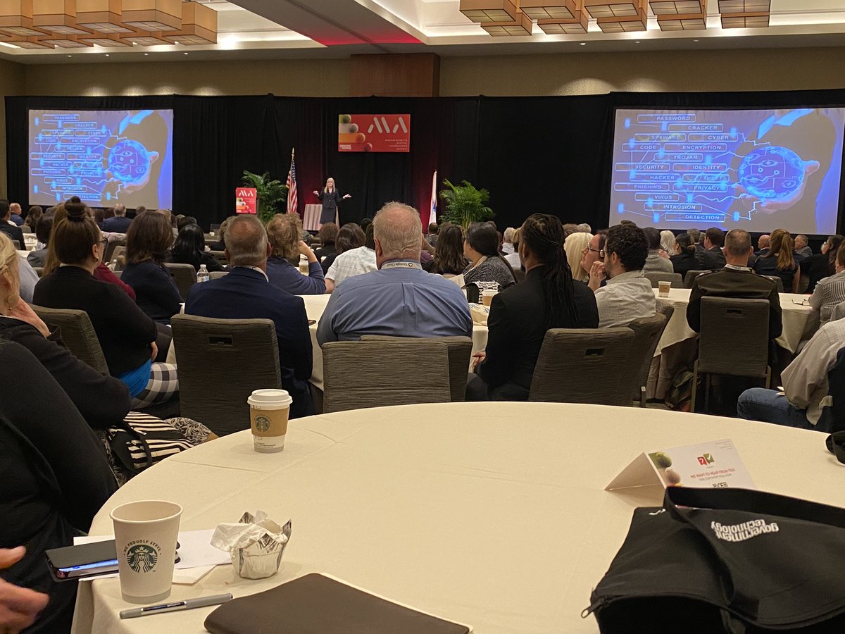 Mary Kelly PhD, Former Commander, US Navy, talking cyber at the MA Digital Government Summit #govtech #Keynote