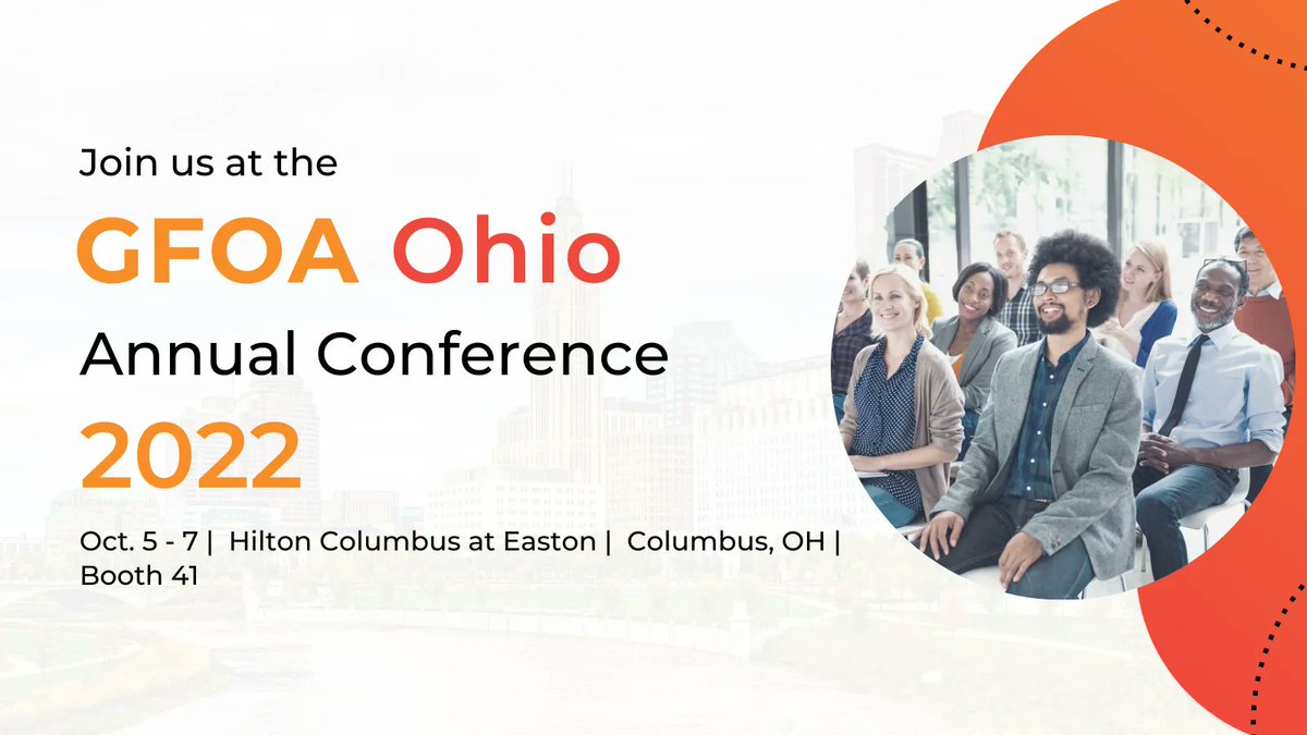 QuesticaInc's tweet photo. Join us at Table 41 in #Columbus, Ohio from October 5th - 7th at the #GFOA Ohio Conference! #Network with #government finance leaders and #professionals to learn how we can help your local government #optimize its #financial future. https://t.co/SbzXw928my