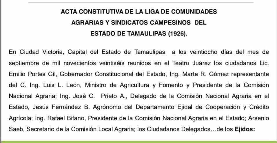 CncTamaulipas's tweet photo. Hoy conmemoramos 96 años de vida, 96 años de que la Liga de Comunidades Agrarias y Sindicatos Campesinos ha encabezado las causas de la gente buena del campo.

Vamos por más CNC.
Felicidades cenecistas.

@CNC_CEN                                  @LetyBarreraM https://t.co/HPxiOdPiRx