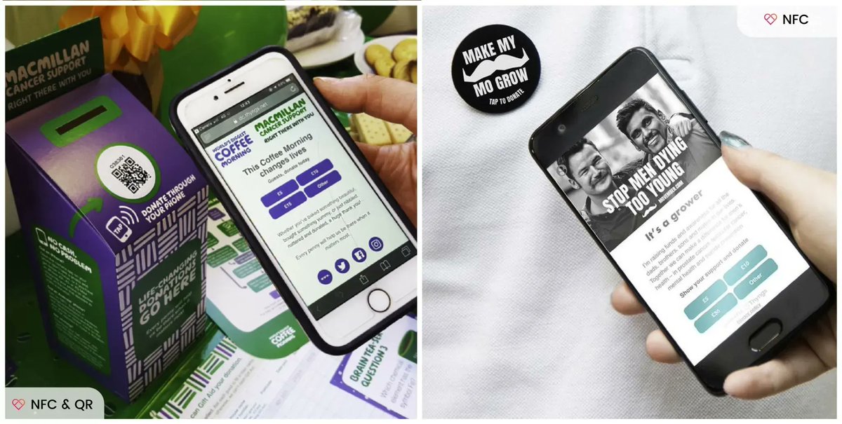 QR codes and NFC are both used for cashless fundraising, but do you know the difference between them? Our quide here explains the basic overview of the technologies and when is best to use each one: buff.ly/3j6wVlr

#DoMoreGoodThyngs #fundraisingIdeas #FundraisingFriday