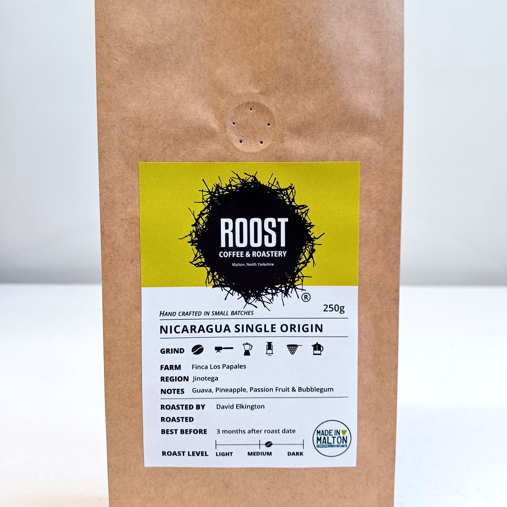 Roost_Coffee's tweet photo. ⭐️ NEW COFFEE ⭐️
NICARAGUA | Finca Los Papales
NOTES: Guava, Pineapple, Passion Fruit & Bubblegum
SCA: 85.3
https://t.co/FXjaT0iwDF
#newbeans #specialitycoffee #roostcoffee #coffeelovers https://t.co/jPUTBW0Nb0