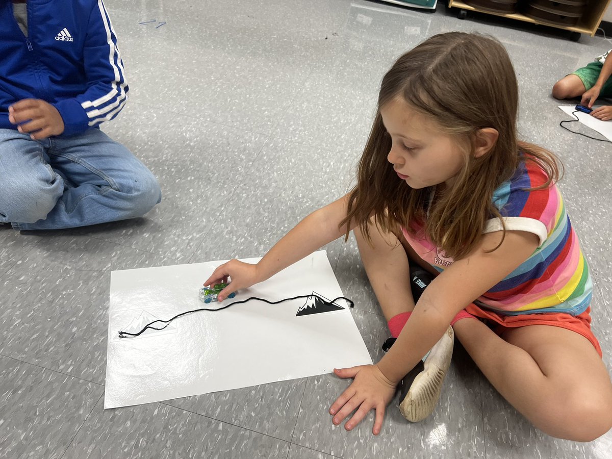 First graders are exploring higher and lower sounds of their voices. These fabulous musicians traveling with their voices by making pathways and singing them as they drive them! <a href="/tullyelemjcps/">Tully Elementary</a>