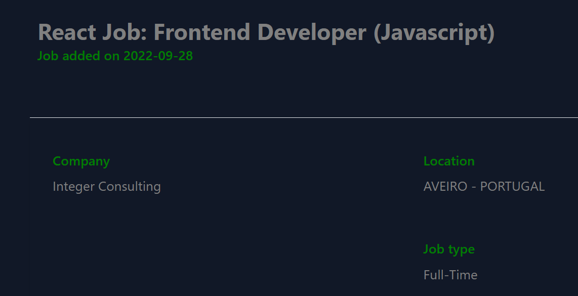 fullstackjob's tweet photo. New React JS Job: Frontend Developer (Javascript)
#react #reactjs #javascript #JavaScriptJobs #JSJobs #techjobs #devjobs
https://t.co/9JEuGVSsfE https://t.co/elAy9ohzgC