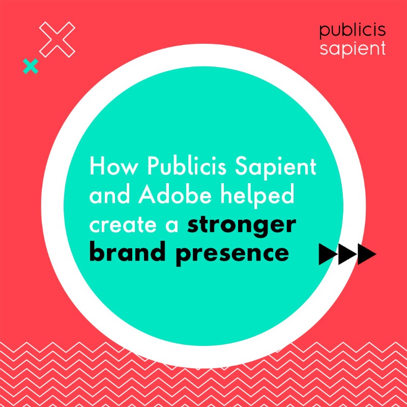 PublicisSapient's tweet photo. That's how we like to roll with @Adobe 🤝
