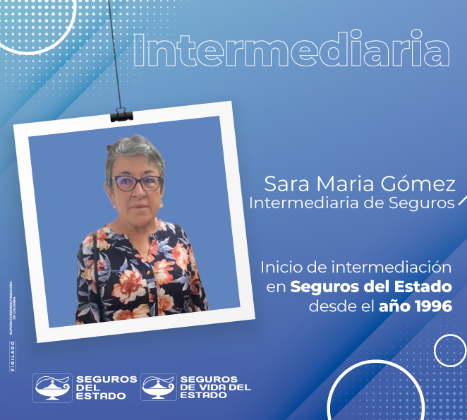 SegurosdeEstado's tweet photo. 🥳👏🏻 ¡Hoy es un día para celebrar, festejar y honrar a nuestros intermediarios! Ella es Sara María Gómez, quien nos acompaña desde 1996 aportando desde su experiencia y conocimiento a la Compañía
#SegurosDelEstado #DíaDelIntermediario #Seguros #Tranquilida https://t.co/82qeErjuri