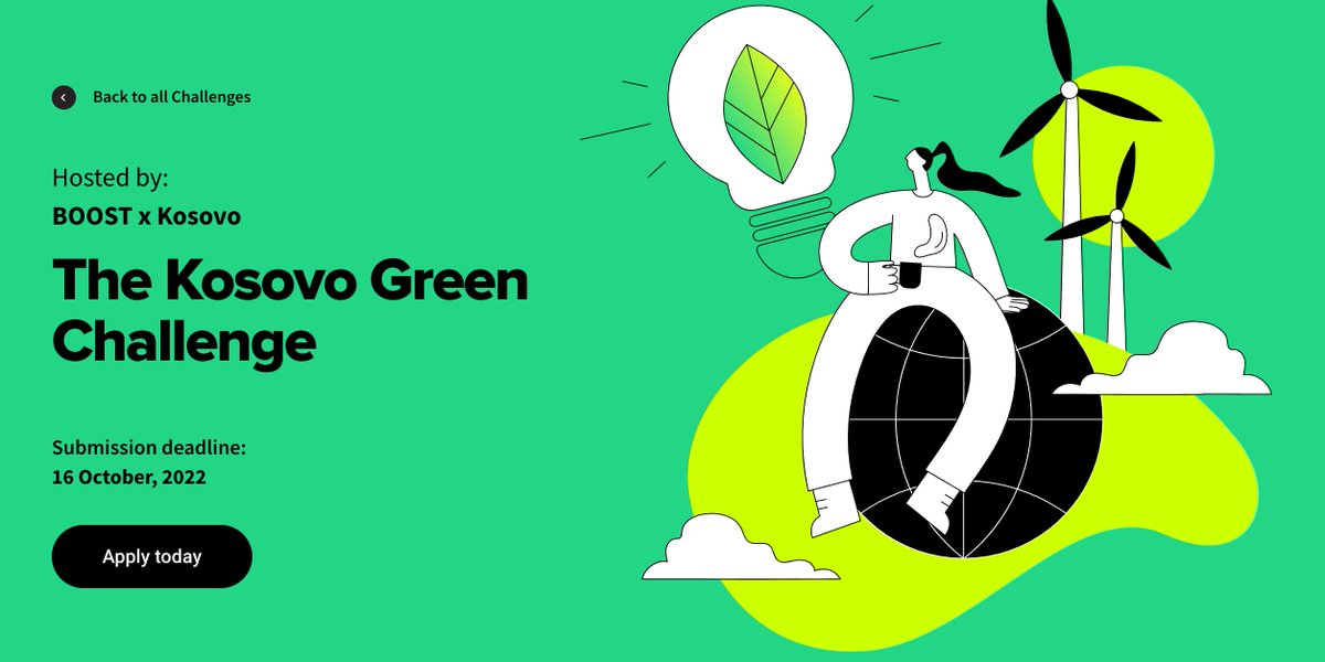 ATTENTION BUSINESS OWNERS! If you are looking to boost your business growth through #green &amp; #sustainable practices, <a href="/UNDP/">UN Development</a>’s #BOOSTKosovo can help accelerate your innovative solutions towards #GreenTransition &amp; #resilience⚡️☀️🌱

For more info:👇
boostimpact.org/challenges/the…