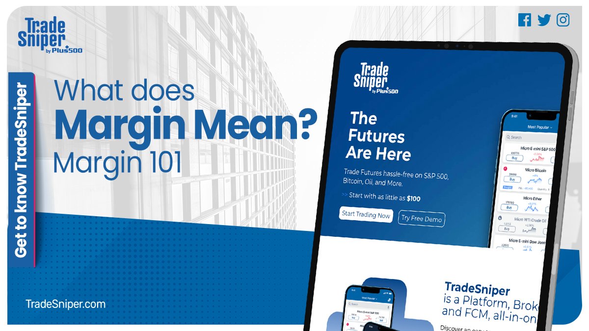 TradesniperUS's tweet photo. #Margin might not be a foreign concept for many, but what does it mean and what’s the difference between a #Future’s margin and a security’s margin? Learn more about margin at https://t.co/UN7jIUT0Jv https://t.co/hWPFTzYoiz