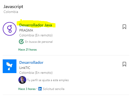 RamirezFelipeY's tweet photo. Estoy filtrando empleo por Linkedin y siempre coloco JS como tecnología principal en la vacantes.

El algoritmo de Linkedin lo que me muestra:

#javascript #tecnologia #js #Software https://t.co/JHcUC2XgrR