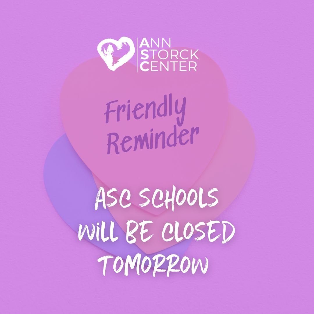 Friendly reminder that ASC School will be closed tomorrow Thursday, Sept. 29th. In regards to Friday, we will be following the Broward County School's protocol. 

#browardcountyschools #hurricaneian #hurricaneprep #specialneedseducation #hurricane #hurricaneseason #schoolclosure