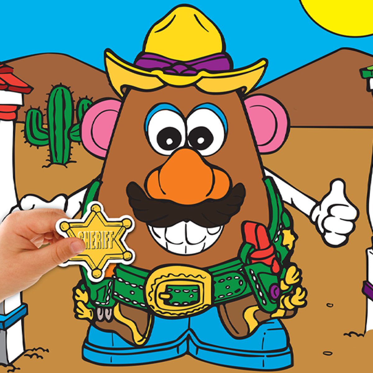 ColorformsBrand's tweet image. Howdy, Sheriff⭐️

Do you think Mr.Potato Head would make a great Sheriff? Let us know in the comments!

#Colorforms®