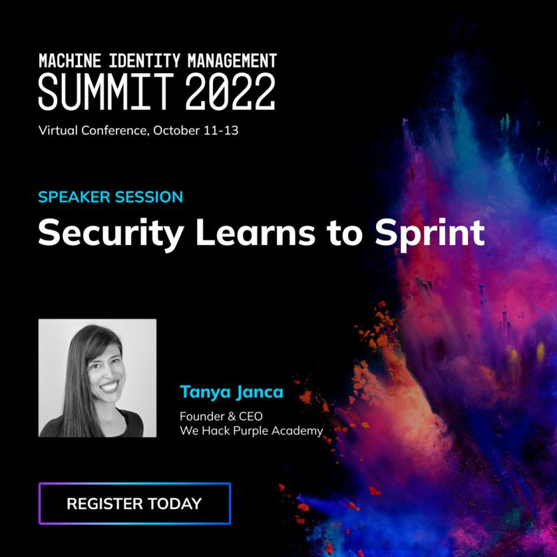 sboose's tweet photo. @Tanya Janca's talk for the Summit is fun and filled with practical tips you can use right now. Click the registrer now button to see it at our free, virtual event  https://t.co/qvmajB7dB6 https://t.co/rmOVWeb4Bf