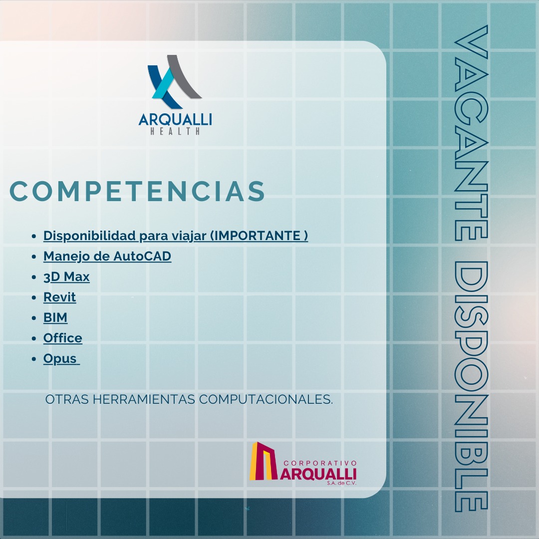 arqualli's tweet photo. Corporativo Arqualli SA de CV INTEGRANDO TALENTO.

😮Forma parte de la familia de CORPORATIVO ARQUALLI😮

📐Cualquier interes mandar correo con CV y Portafolio📐

📩Al correo: info@arqualli.com https://t.co/YKhJwpUit1