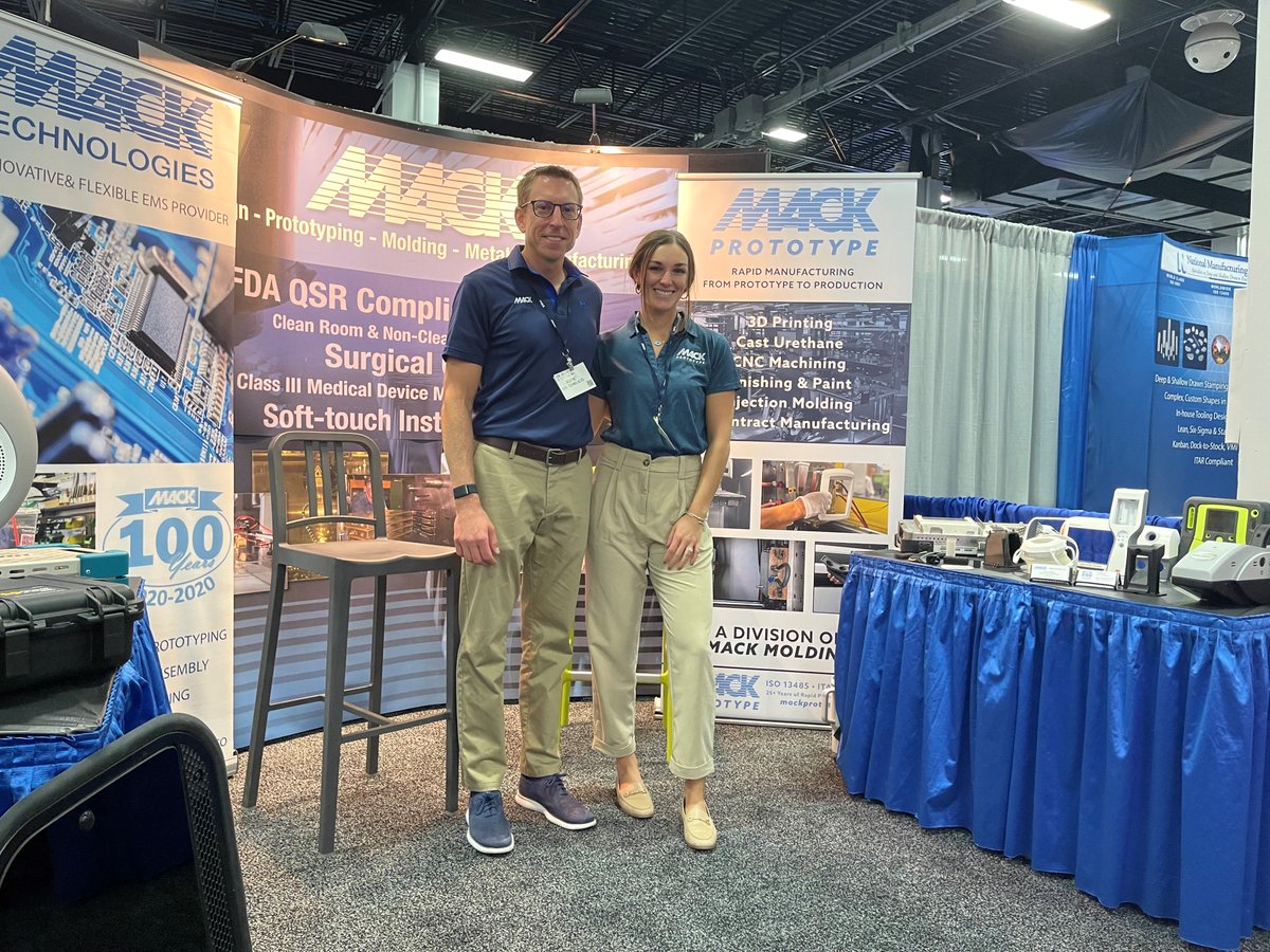 Mack_Molding's tweet photo. Get over to the Royal Plaza Trade Center in Marlborough, #MA, for #D2P! Our #ContractMFG experts, including reps from Mack Proto and @macktech, will be onsite today through 4 p.m. and tomorrow from 9 a.m, to 3:30 p.m. #Design2Part #Prototyping #Electronics #MedDevices #WeDoItAll https://t.co/VDgdln73nC