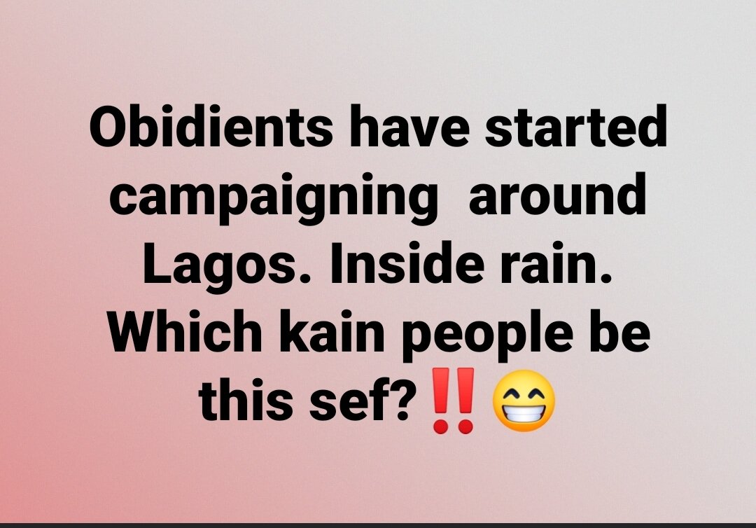 This is from a staunch card-carrying APC stalwart. E shock am. 😂😂🙏