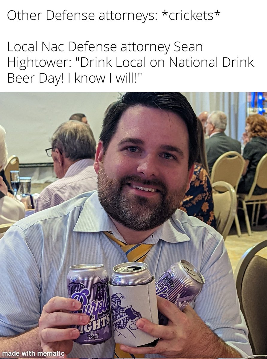 FredoniaBrewery's tweet photo. "My name is Sean Hightower & I approve this message!" - Sean, probably π
#DrinkMoreLocalBeer #AndIfYouNeedA #GoodLawyer #CallSean #CauseHesTheGoodLawyer
@goodlawyernac ππ https://t.co/Kh3jFa8nwE