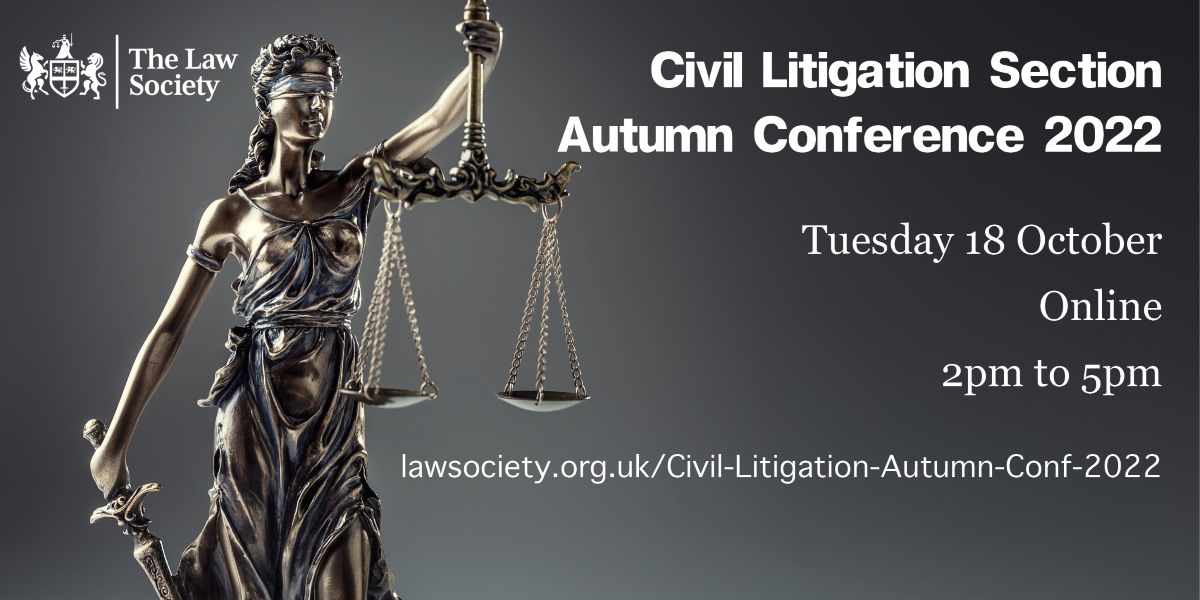 Keynote announcement: Lady Justice Sarah Asplin <a href="/JudiciaryUK/">Judicial Office</a>, Nick Parker <a href="/BerrySmithLLP/">Berry Smith Lawyers</a> &amp; James South <a href="/cedrsays/">CEDR</a> will be leading a discussion on 'Alternative Dispute Resolution' at our Civil Lit Section Autumn Conf Tues 18 Oct.

Free for @LSCivLit Section 
lawsociety.org.uk/Civil-Lit-Autu…